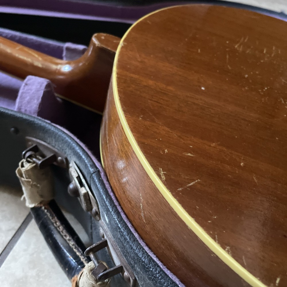 Vintage KAY 4 String Banjo With Case