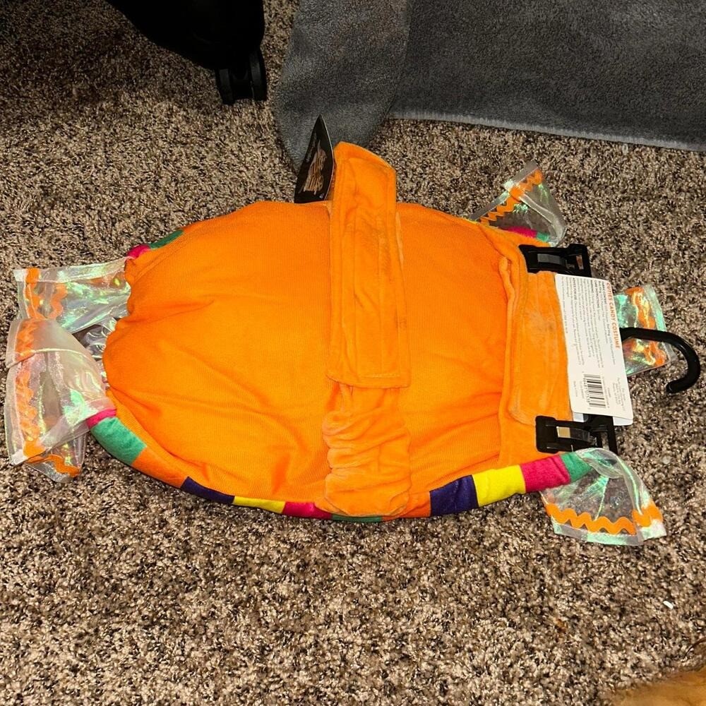 Thrill & Fills Candy Wrapper Pet Halloween Costume& Medium (NWT)