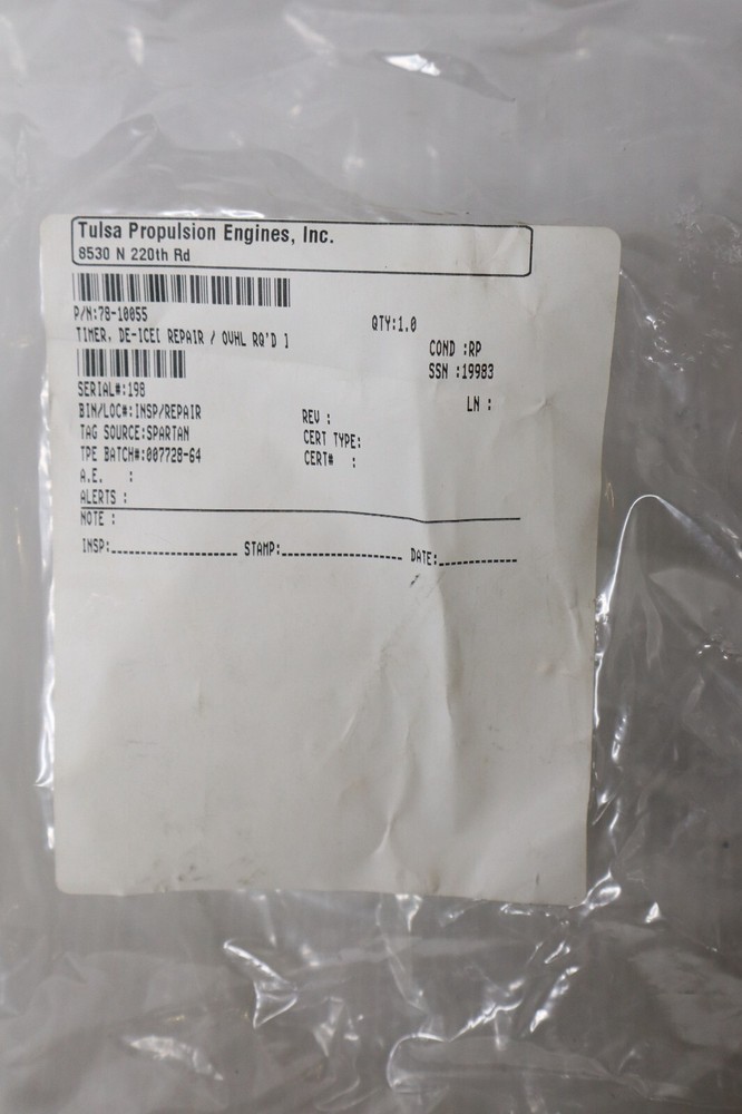 78-10055 De-Ice Timer