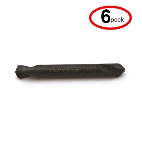 Champion 1805-1/8 1/8" Double End Sheeter Drill - (6Pack)
