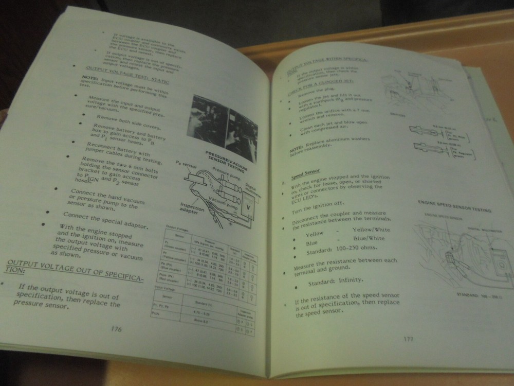 Vintage 1982 Honda Technician's Guide Update