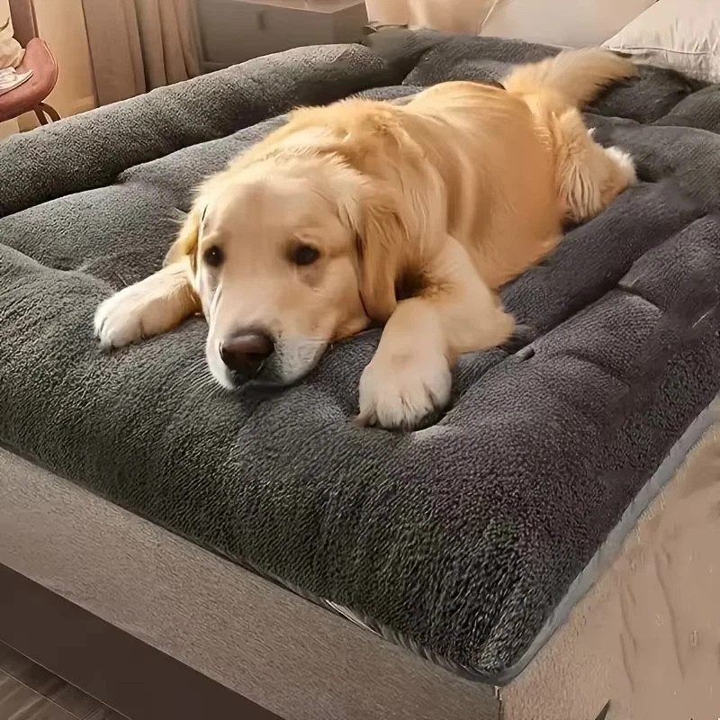XXLargePlush Dog Bed Sofa Thickened Super Soft Polyester Pet Mat