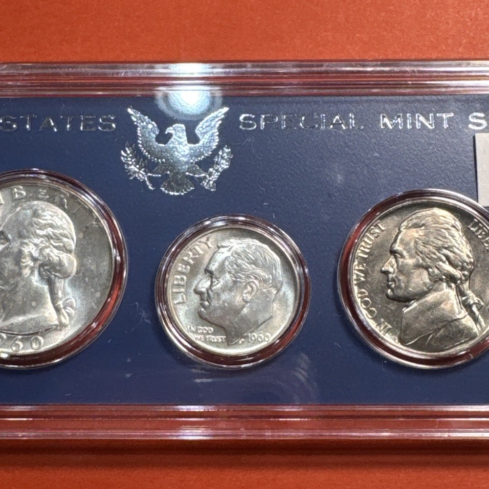 1960 D Denver Mint Coin Set 90% Silver