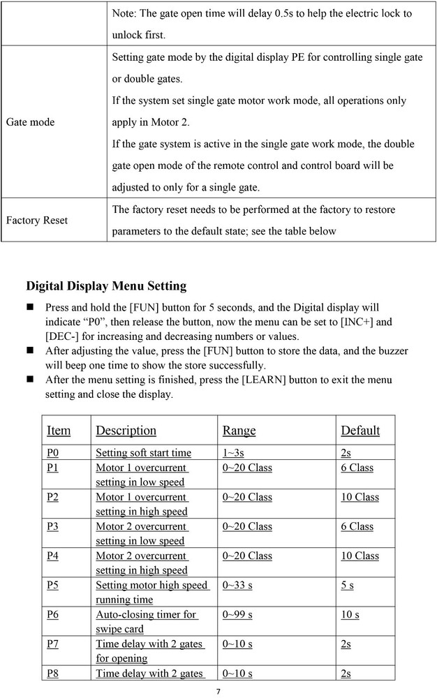 24VDC swing gate opener motor control board electronic card controller pcb EGA10