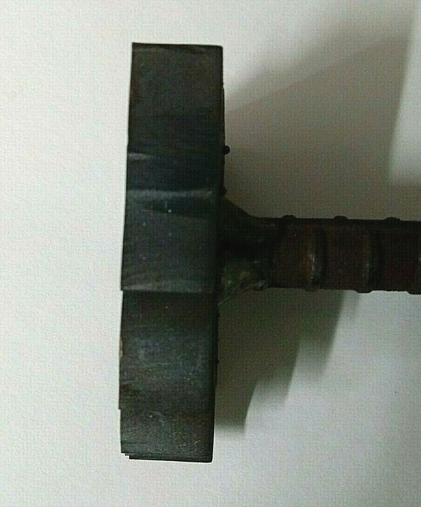 Single Letter Branding Iron with flames