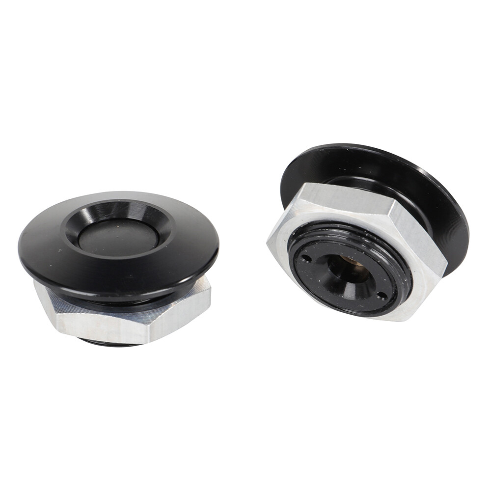 2X Push Button Quick Release Hood Bonnet Pins Lock Clip Car Bumper Latch Kit