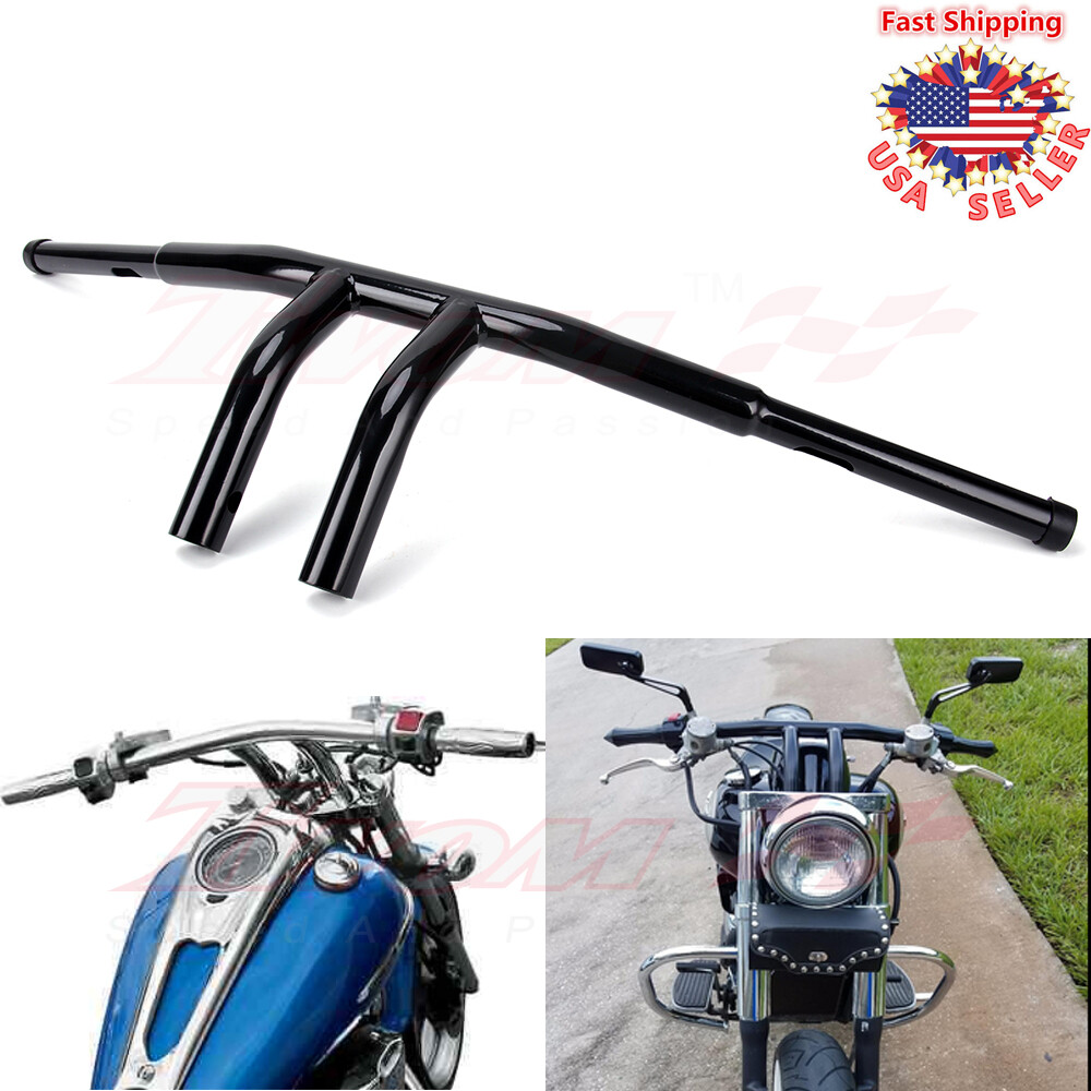 8" Rise Custom T-Bars 1" Drag Pullback Handlebar For Harley Touring Dyna 883 US