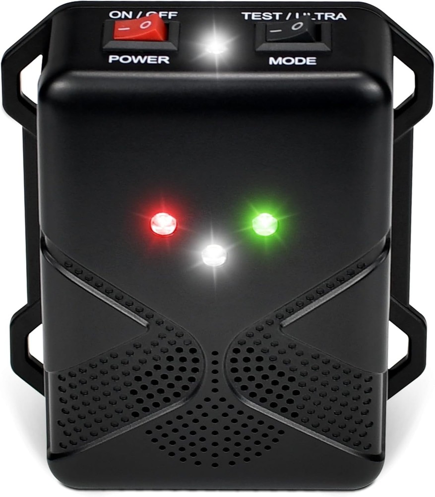 Cordless Ultrasonic & LED Mouse Repeller for Automobile Engine - Versatile use