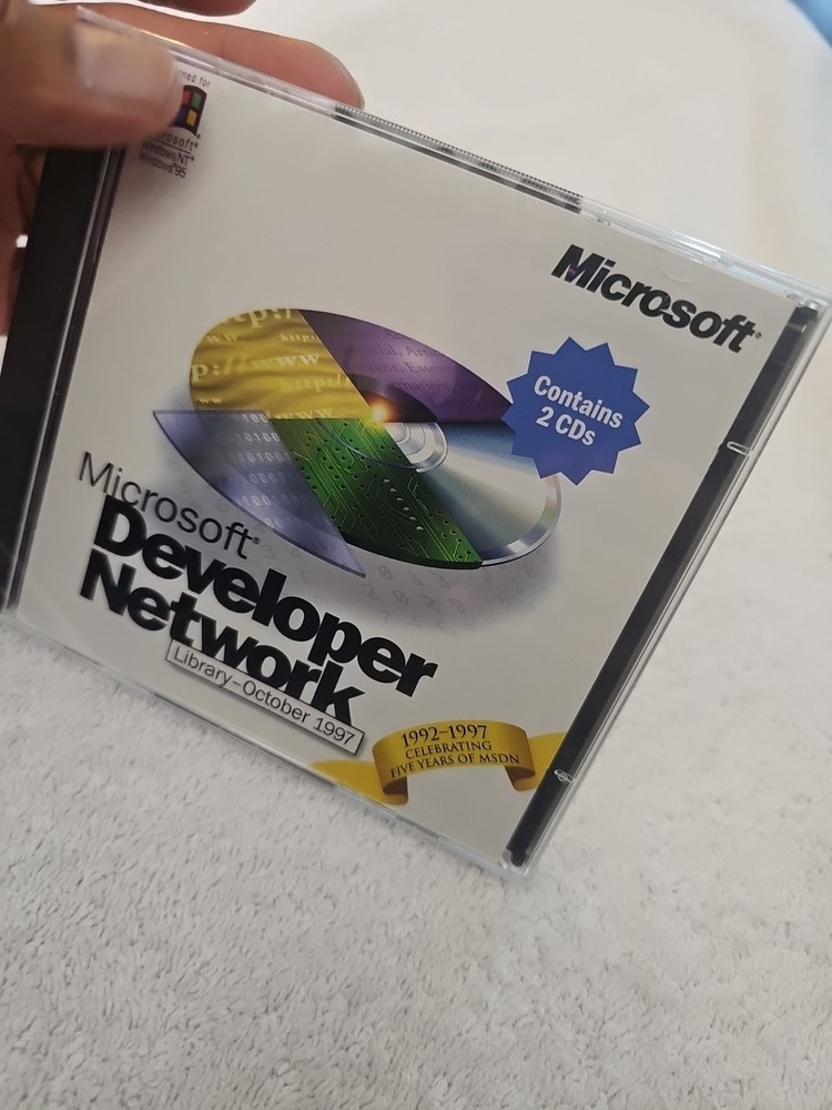 Microsoft Developer Network Library October 1997 2 CDs Brand New Sealed
