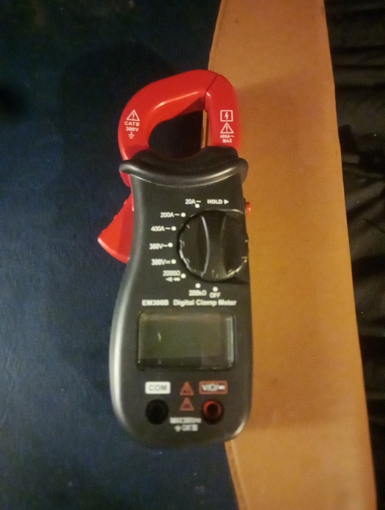 Handheld Multimeter Digital Clamp DC AC Volt AC Current OHM Diode Tester Meter