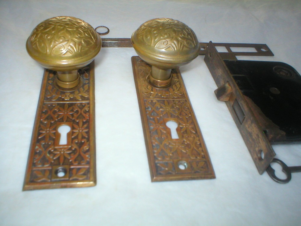 Antique Victorian Era Door Hardware