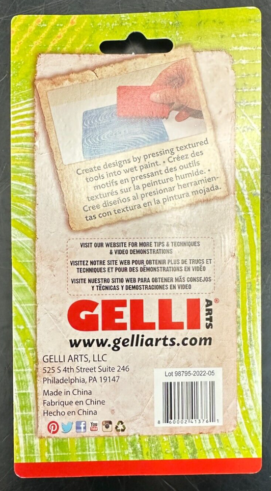 Gelli Arts Mini Printing Tools ~ 3 Pc