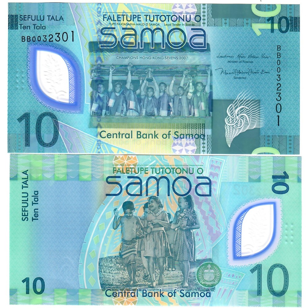 Samoa 10 Tala 2023 UNC "BB"