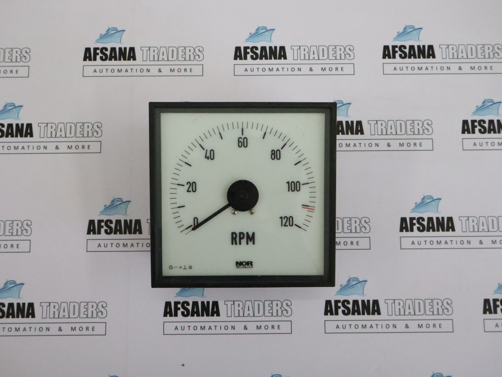 Nor control 40803.2 rpm meter range 0-120