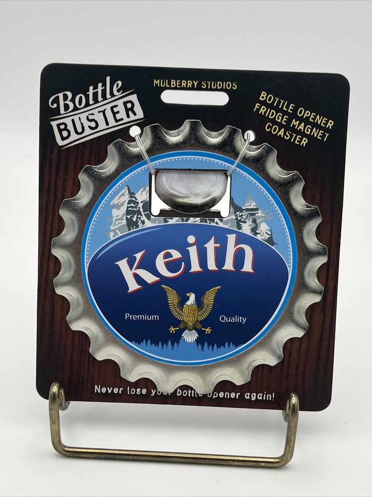 Bottle Buster Bottle Opener Fridge Magnet Coaster Keith