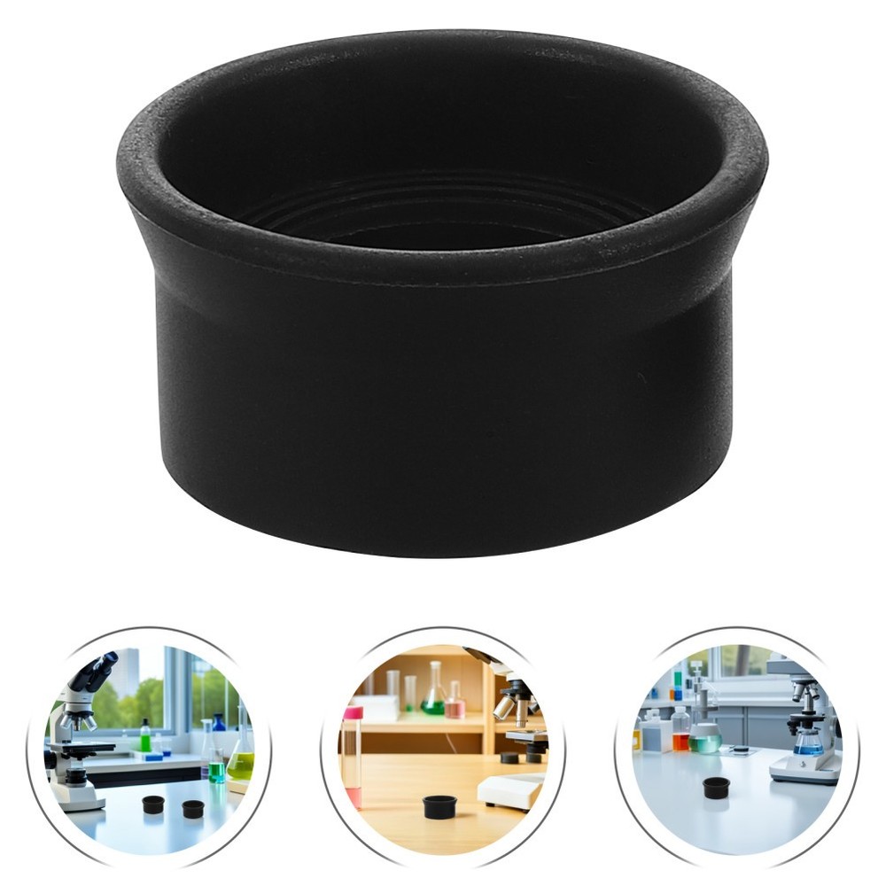 3 Pcs Microscope Eye Cups Eyepiece Protector Binocular Rubber Eyecups