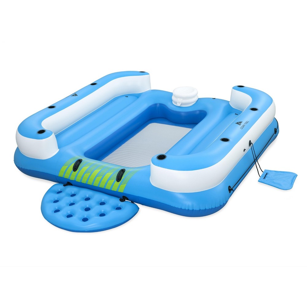 Ozark Trail 43903E Water Pool Inflatable Square Island Float 🆕