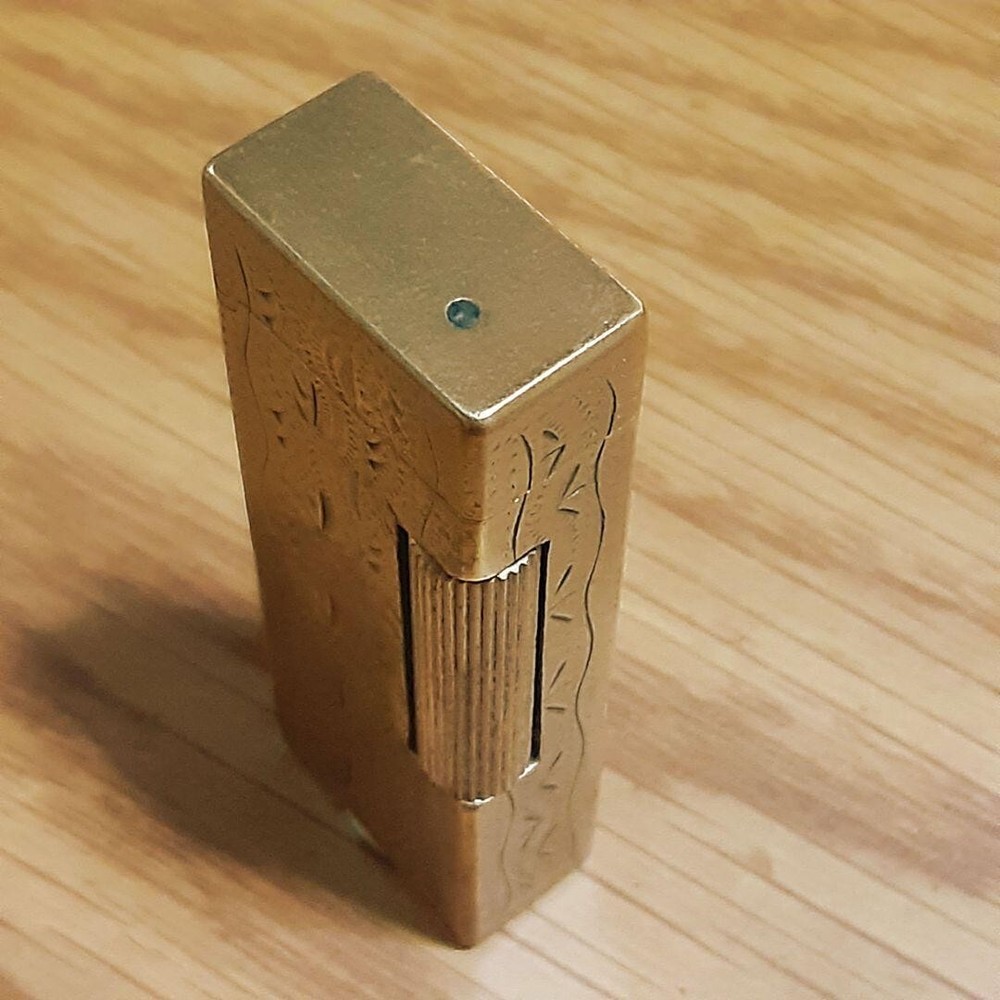 Working Oil Lighter gold Brass without Box