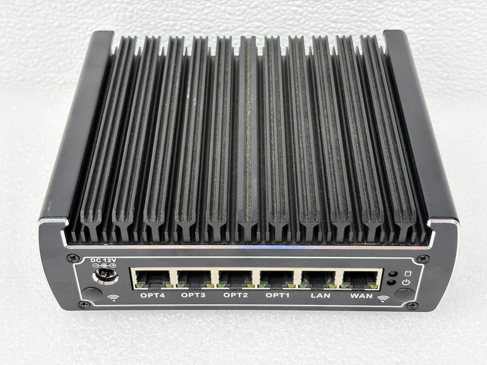 Pre Owned | Protectli Vault FW6C 6-Port Firewall Micro Appliance Mini PC - Black