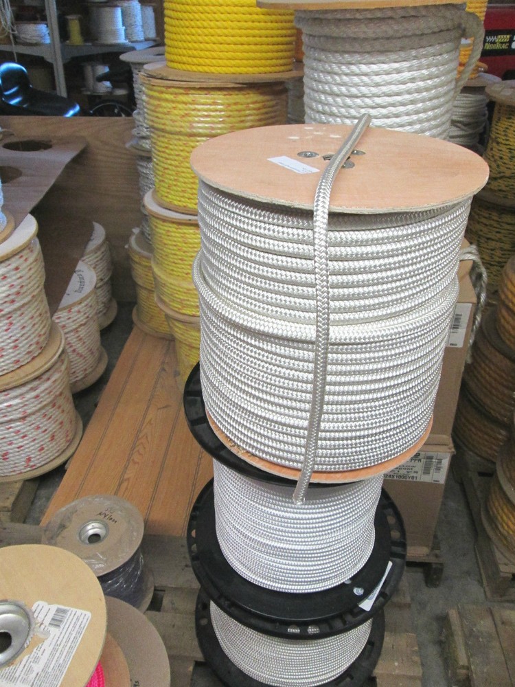 Cable Pulling Rope,Anchor Line 3/8" x 150' double braid Polyester Made In USA