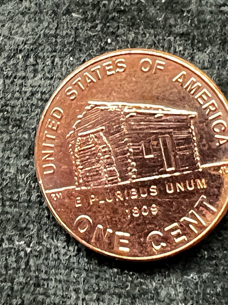 2009-D Bicentennial 1C ,LOG CABIN, Errors,VERY RED,VERY BEAUTIFUL! Great Value!!