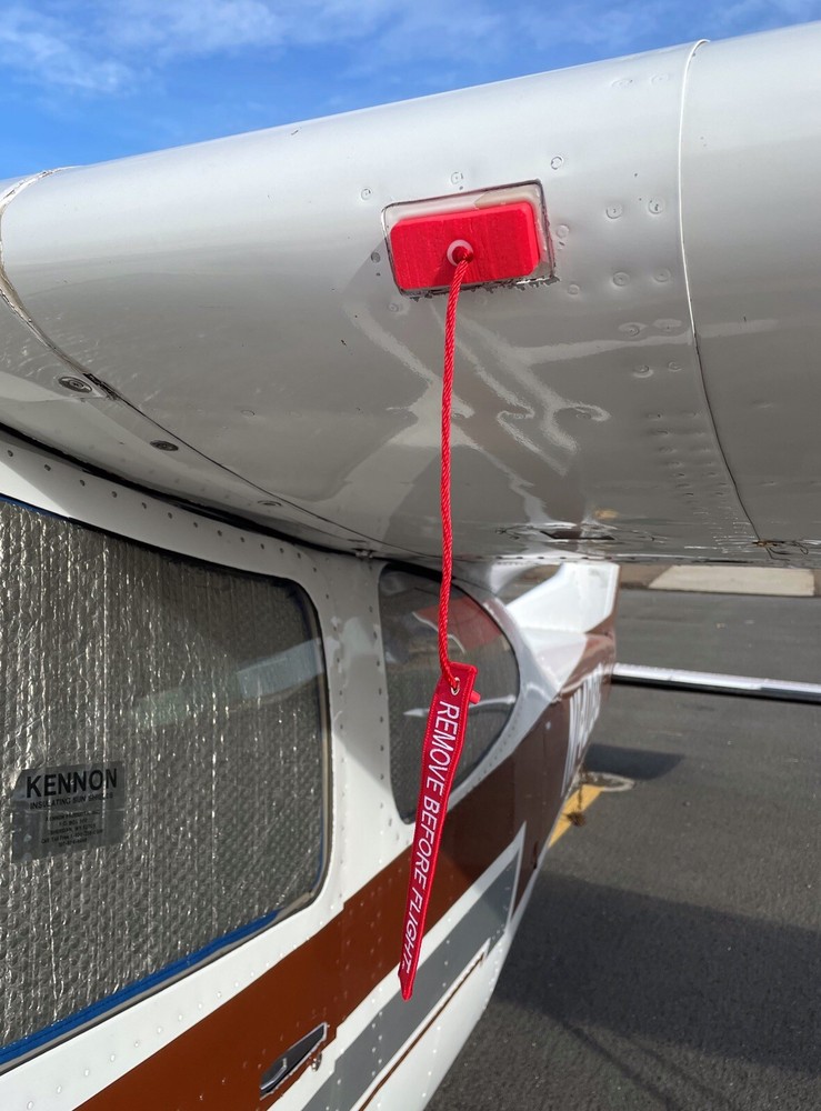 CESSNA FUEL VENT PLUG - Remove Before Flight