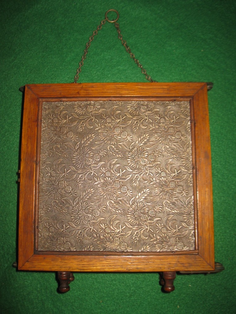 Antique 3 Panel Folding Hanging or Table Top Mirror