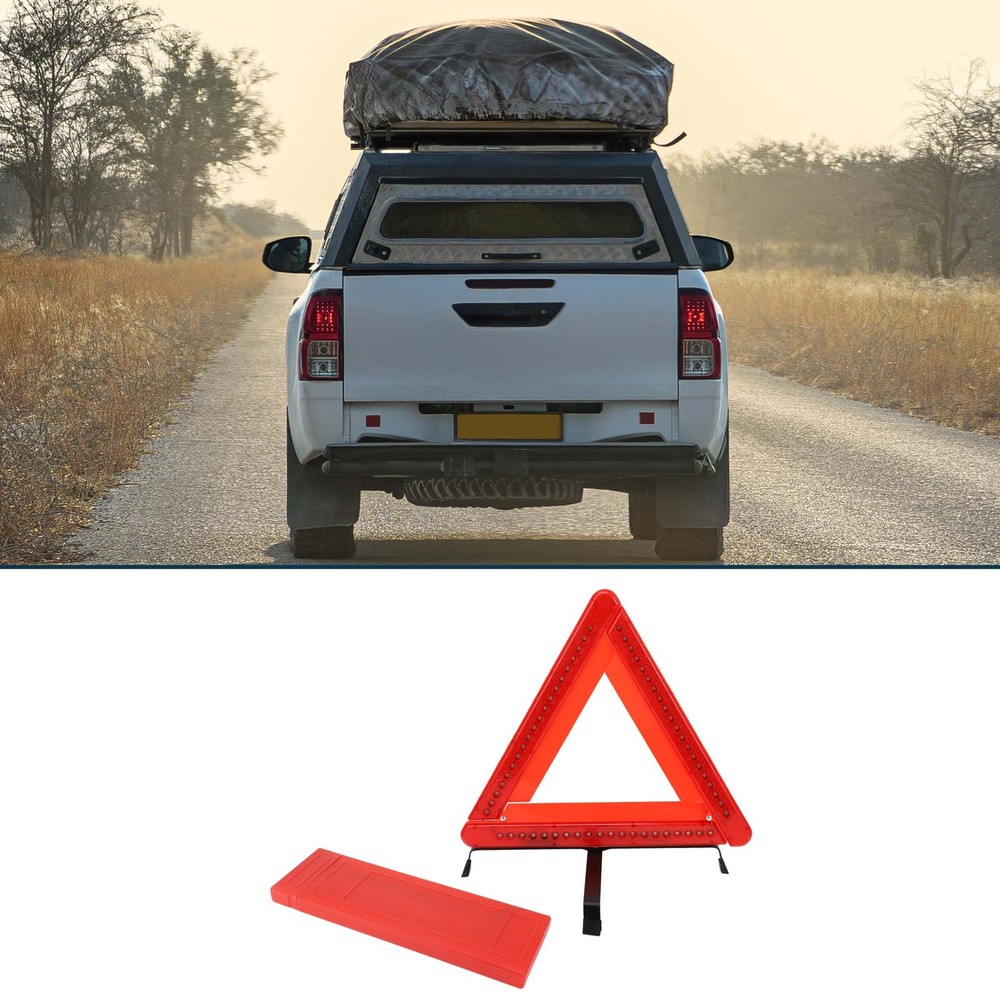 Car Signal Triangle with Reflective Case, 1 Piece