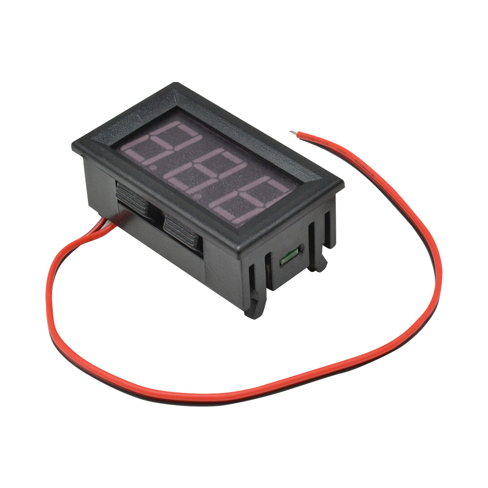 0.56"LED Red 2-Wire Voltmeter Digital Voltage AC70-500V Panel Volt Ammeter Meter