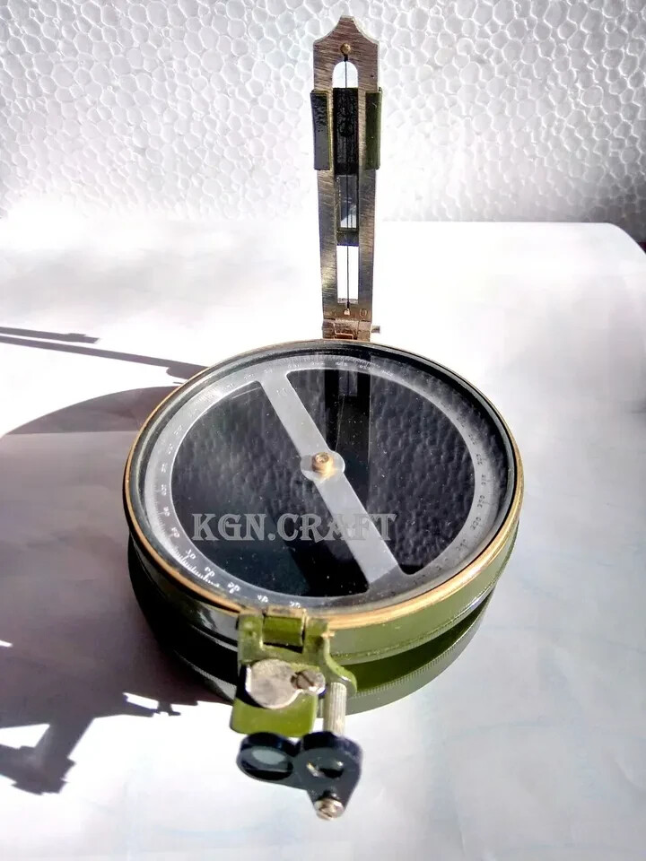Surveying Prismatic 4" Compass For Basic Survey & Ranging w/ Fold Tripod