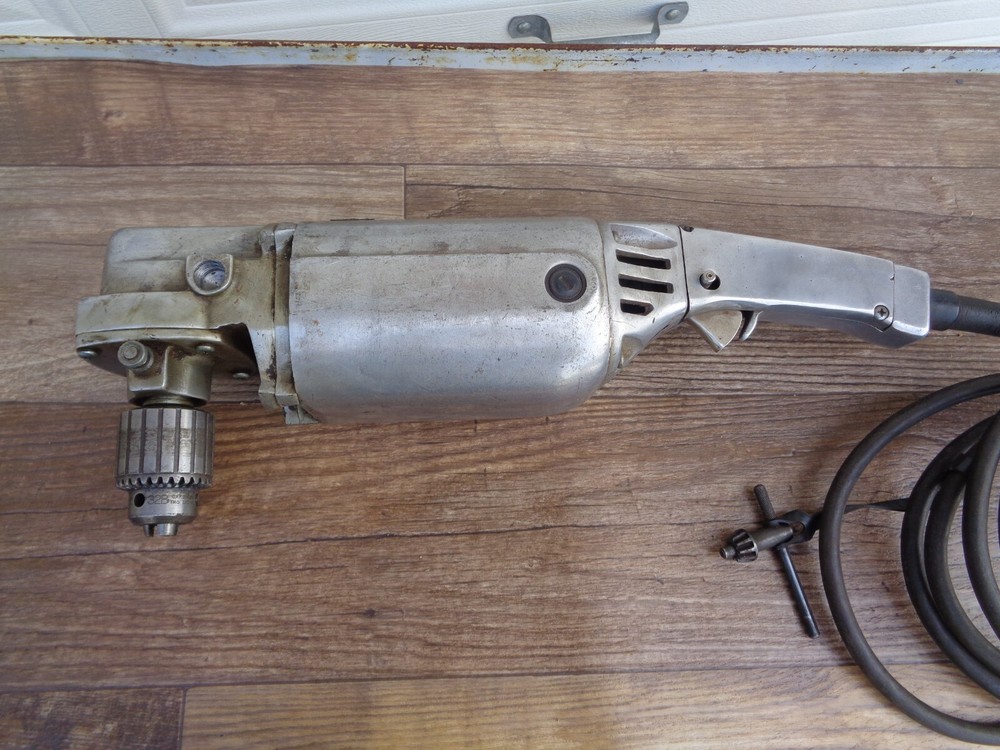 Vintage Electric Industrial Angle Drill