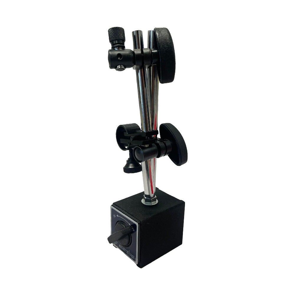 0-1'' Dial Indicator With 130 Lbs Fine Adjustment Magnetic Base Lug Back Grad