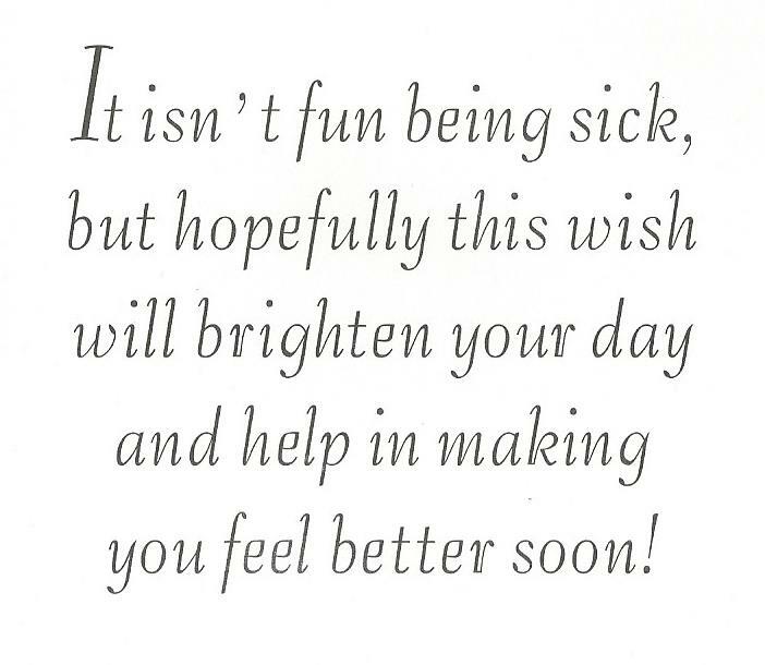 Get Well Soon (G)
