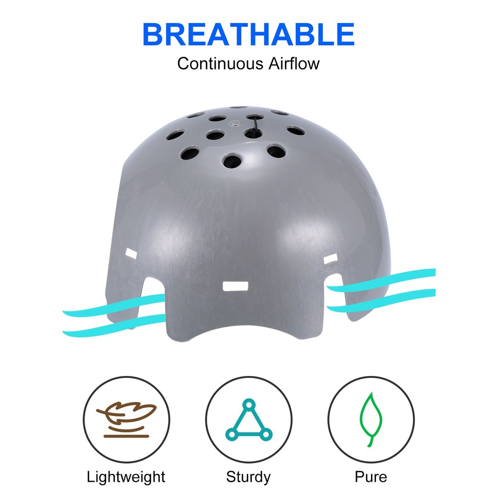 2Pcs Bump Cap Insert ABS Baseball Hard Hat for Head Protection Plus Grey