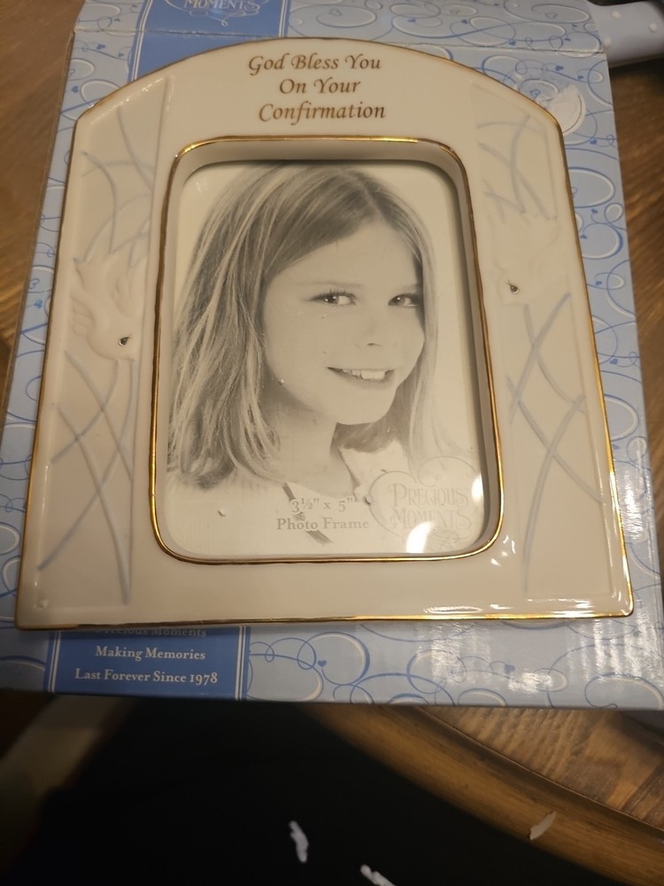 Precious Moments Confirmation Frame 3 1/2” X 5”