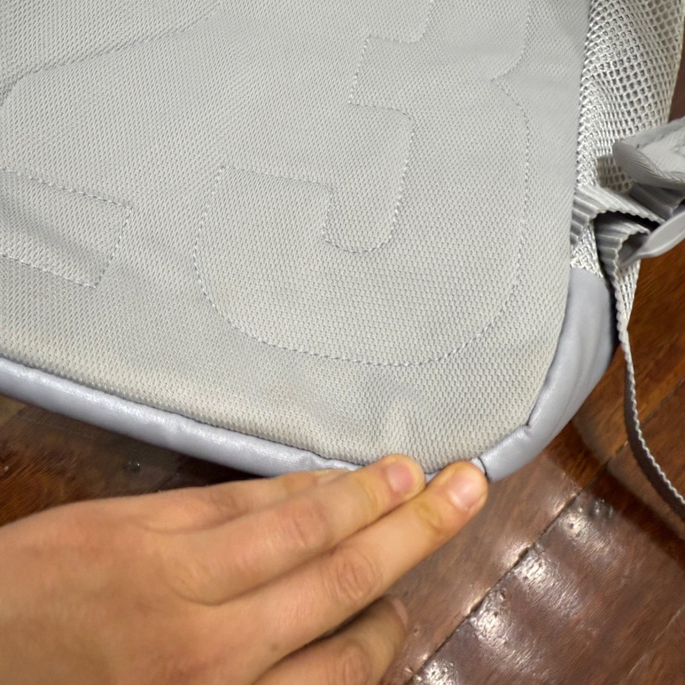 Nike LeBron James Backpack Grey Strive For Greatness 23 Embossed Panel Sports