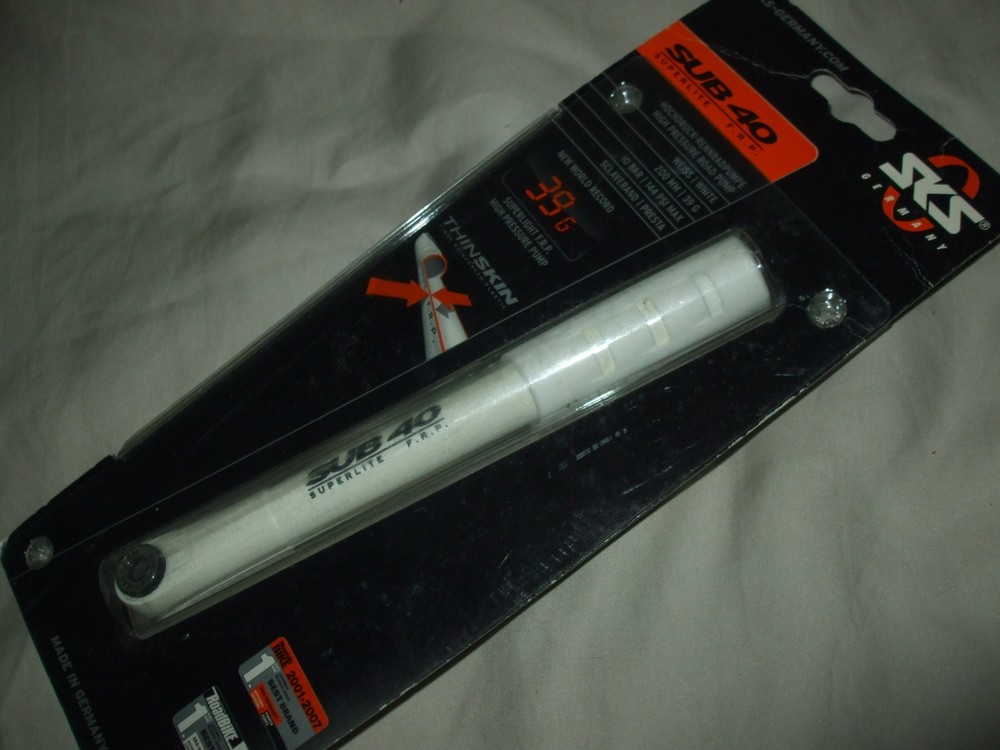 SKS Sub-40 Mini Bicycle Pump, Superlight, High-Pressure
