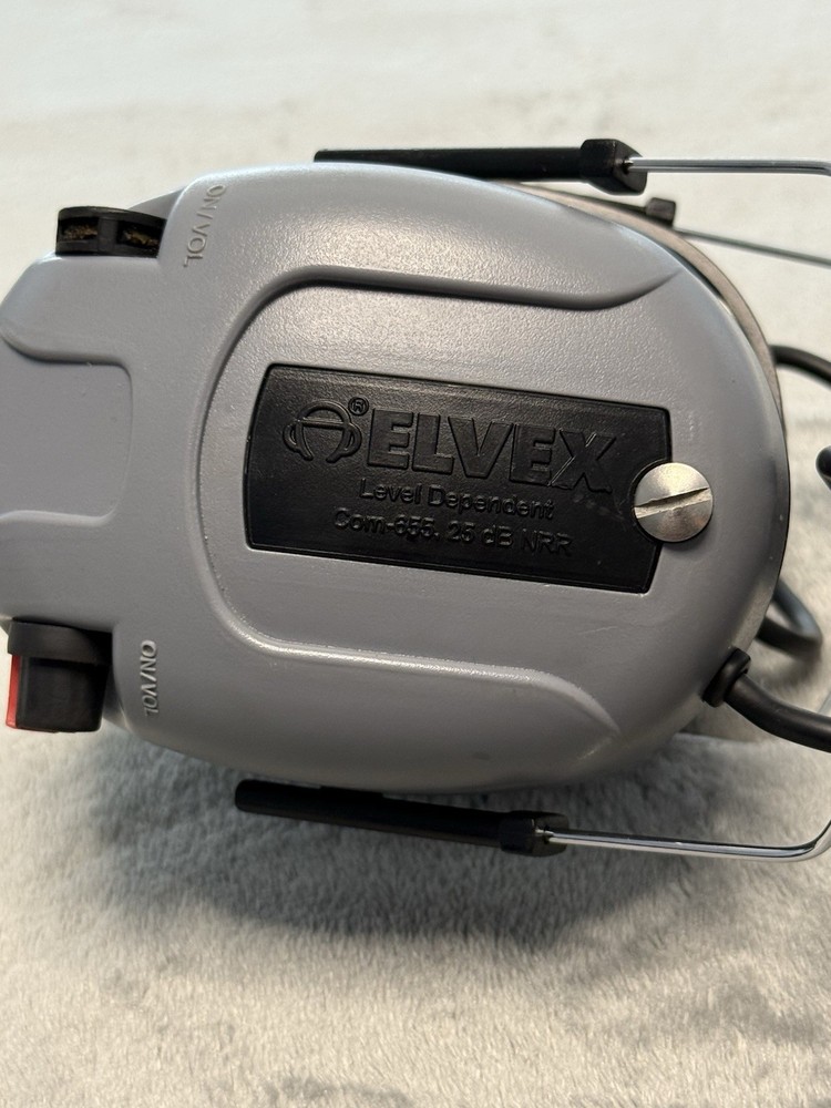 ELVEX Com-655 Level Dependent Electronic Hearing Protection 25dB NRR