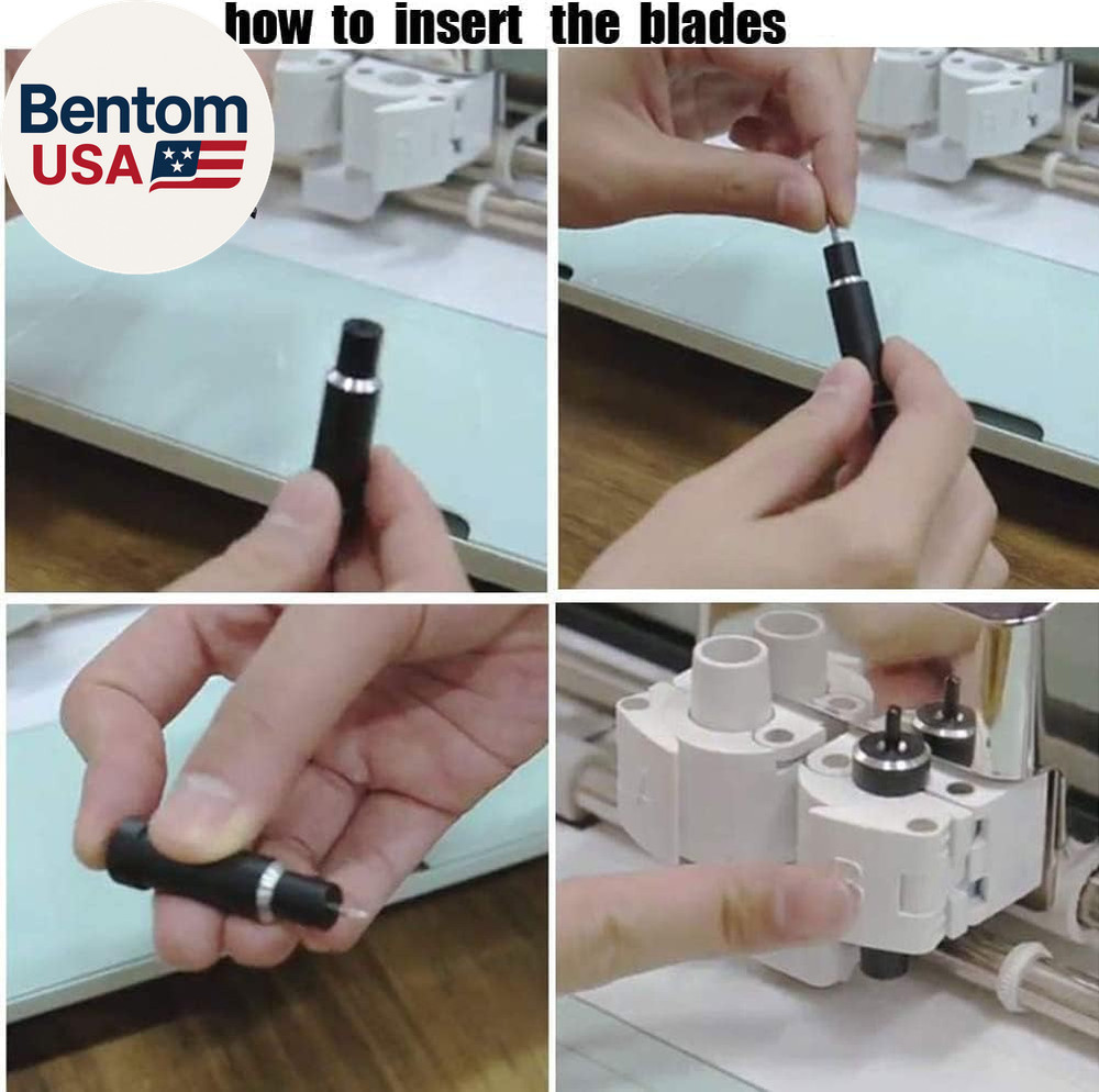 Deep Cut Housing +5 Pcs Deep-Point Blade, Replacement Deep Cut Blade Suitable f