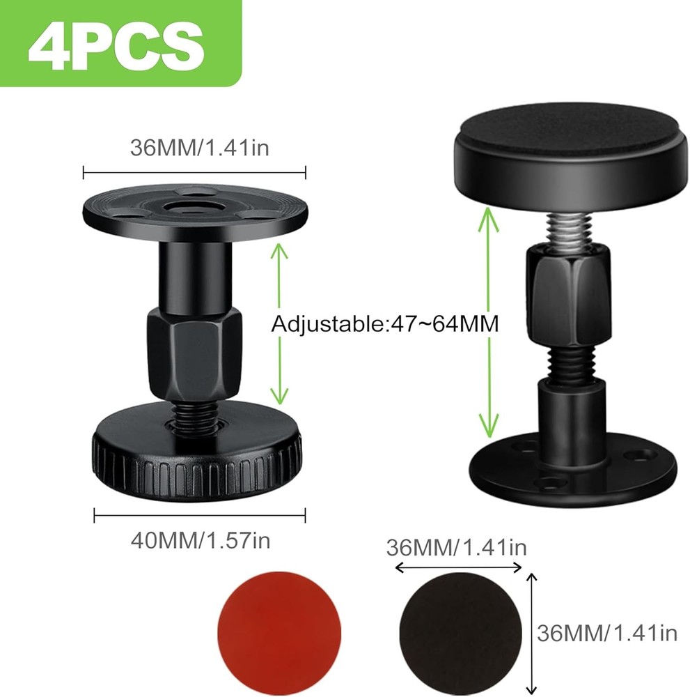 4PCs Adjustable Headboard Stoppers Anti-Shake Bed Frame Tools Bed & Headboard
