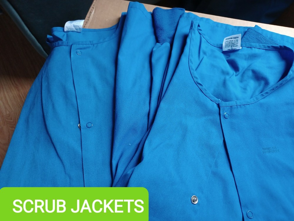 Scrub jackets and pants