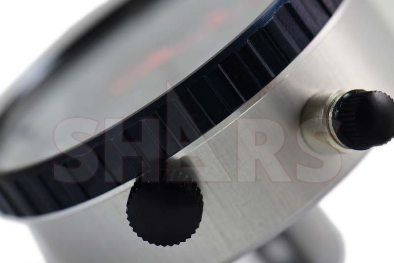 1" HIGH PRECISION DIAL INDICATOR .0005 AGD 2 GRADUATION LUG BACK BLACK FACE !]