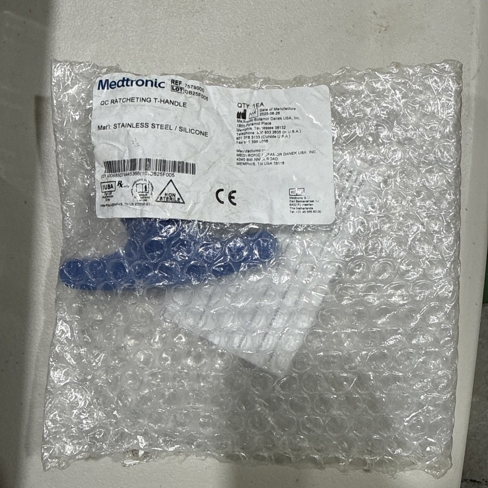 Medtronic REF 7579000, QC RATCHETING T-HANDLE