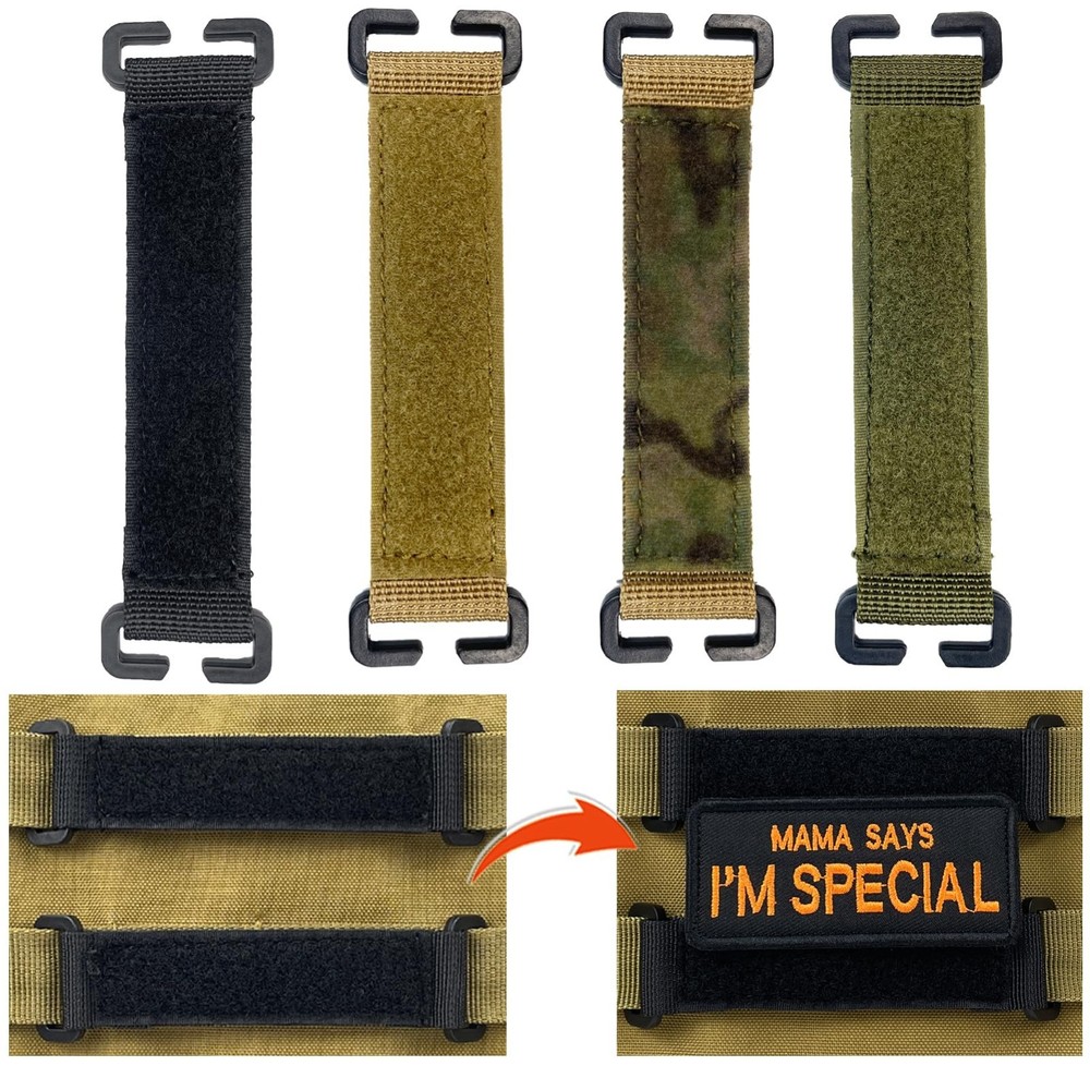 TSG Molle Patch Hook and Loop Tactical Patches Include PVC Patch