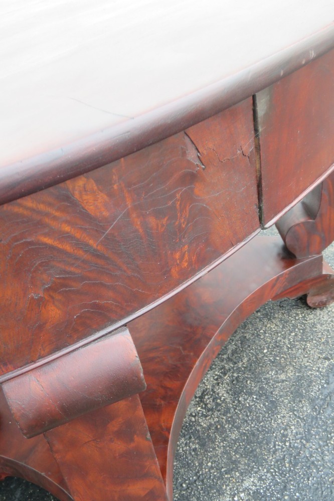 Early 1900s Empire Writing Office Desk Console Table 3844
