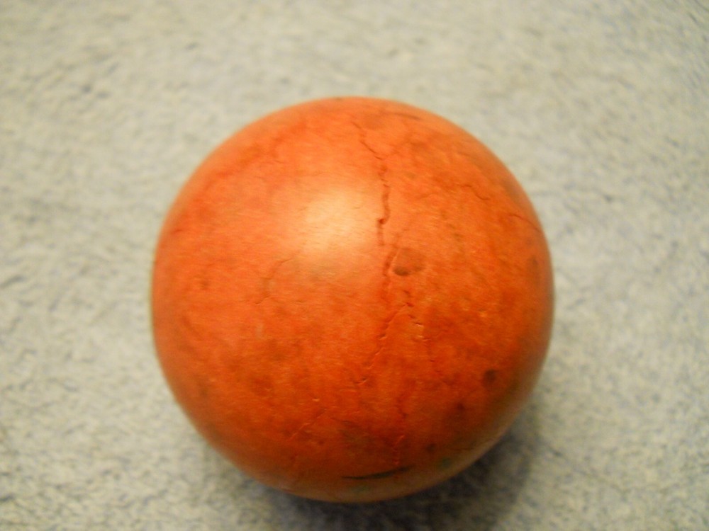 Vintage Clay Billiard Ball- #3