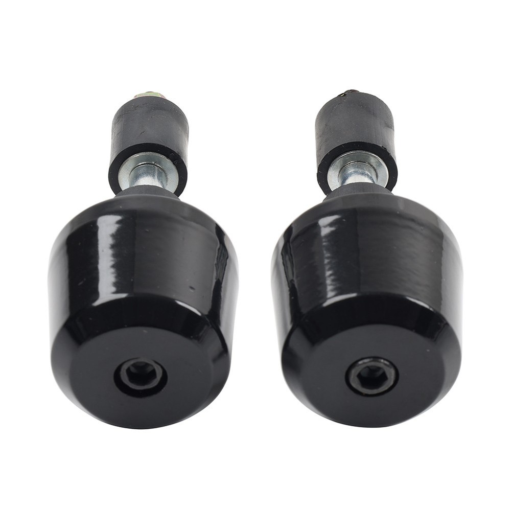Pair 7/8" 22MM Universal Motorcycle Handlebar End Connector Handlebar Grip Ends Caps
