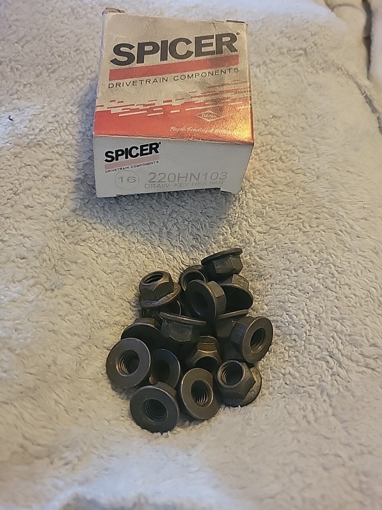 Dana Spicer 220HN103 Draw Key Hex Nut 16 Count