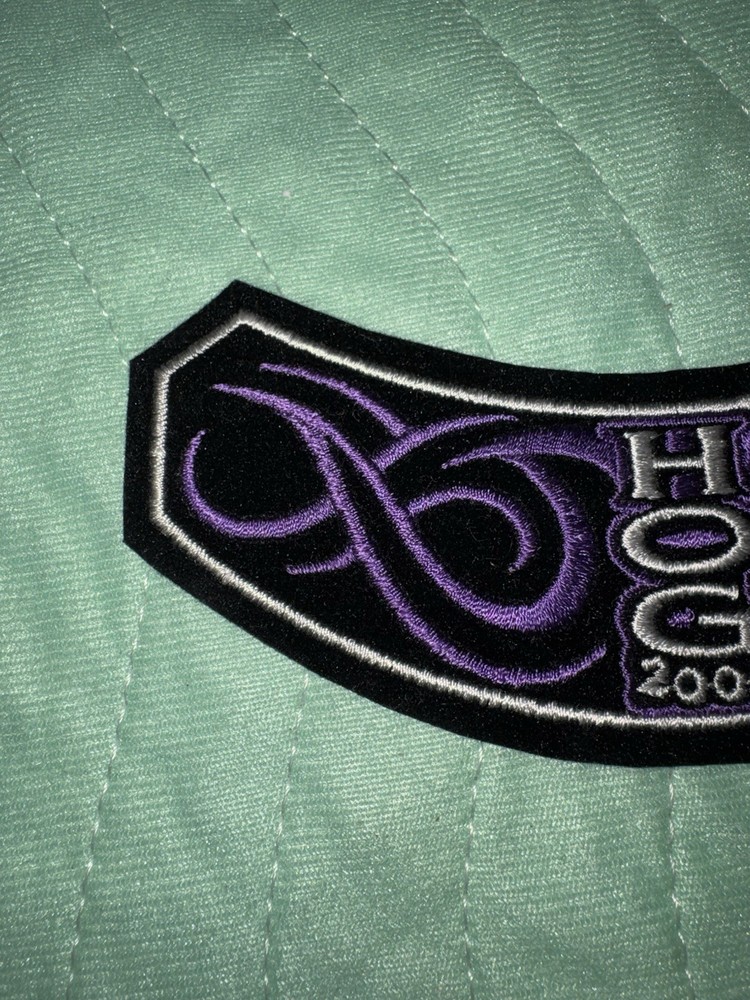 2004 HOG Harley Davidson Owners Group Vest - Jacket Rocker PATCH - NEW