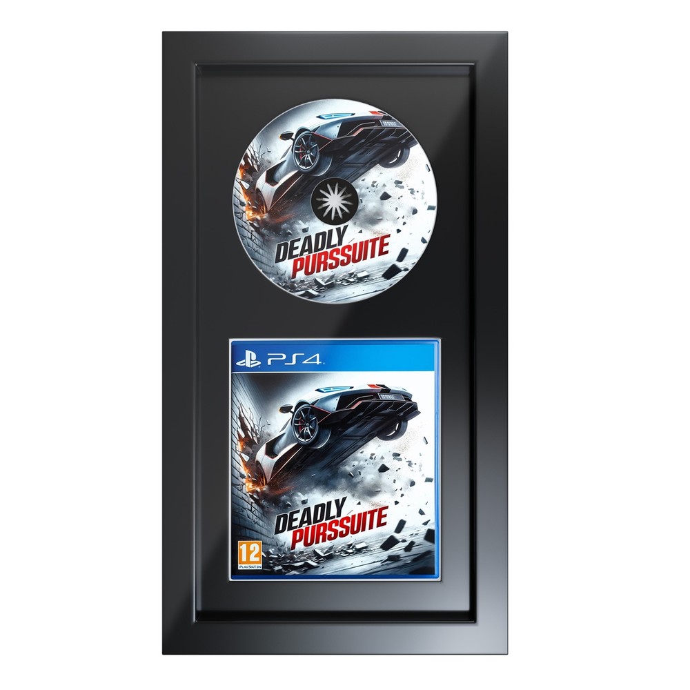 Video Game Display Frame, PS5/PS4/PS3/XBOX Game Case and Disc Display Frame